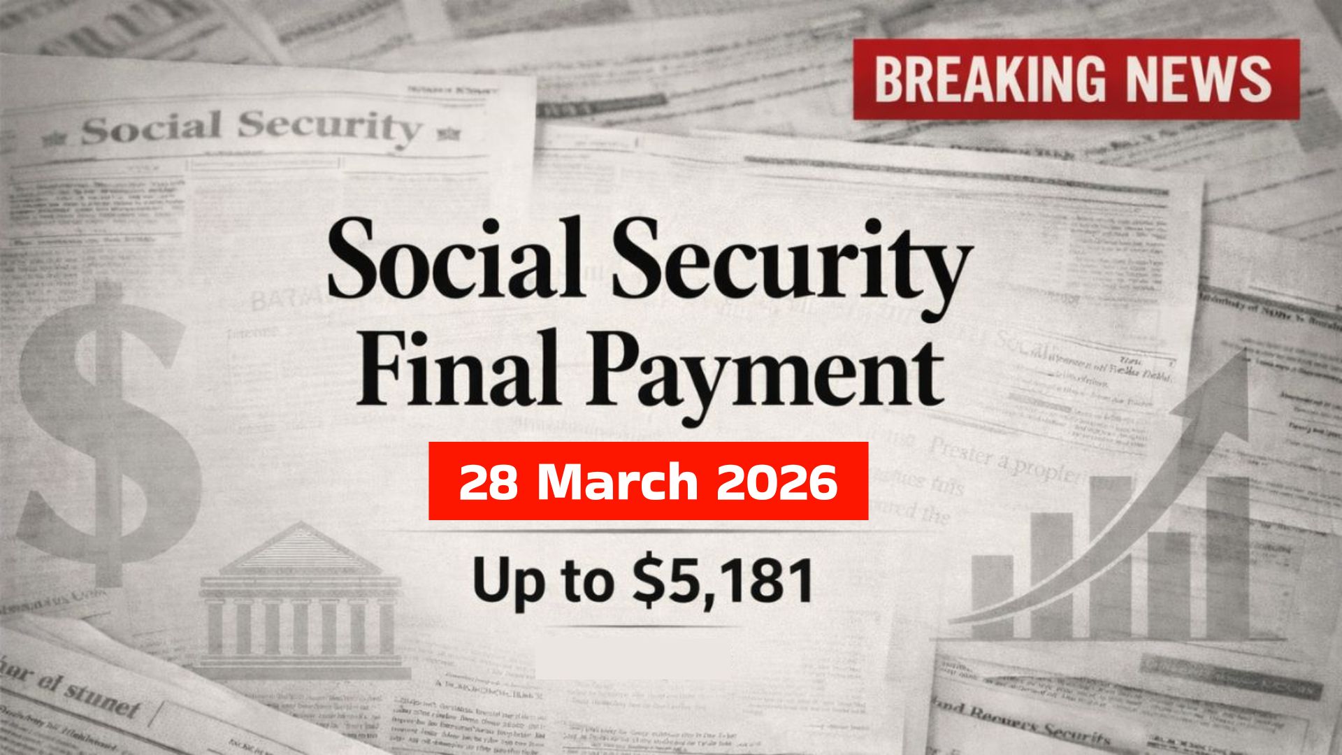 Social Security Sends Final March 2026 Payment of up to $5,181 on March 28